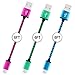Android Charger Cable, Ououdee Premium 3-Pack Extra Long 6FT Nylon Braided Hi-Speed USB 2.0 A Male to Micro B Data Charger Cable for Samsung Galaxy S7, S6 Edge, HTC, Sony, Nokia, LG, PS4 and More