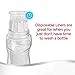 Playtex Baby Nurser Baby Bottle with Drop-Ins Disposable Liners, Closer to Breastfeeding, 8 Ounce - 5 Pack