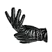 Yoyorule Mens Luxurious PU Leather Winter Super Driving Warm Gloves Cashmere
