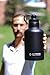 EcoVessel Boss Vacuum Insulated Beer Growler, Large 64oz Stainless-Steel Water Jug with Removable Infuser and Triple Layer Insulation