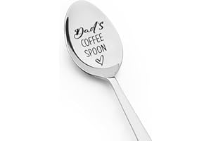 Dad Coffee Spoon Gift for Father Fathers Day Birthday Gifts for Dad Daddy Christmas Gifts from Daughters Sons Dad Coffee Tea 