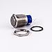 Latching Push Button Switch, URTONE UR193, 1NO1NC SPDT ON/Off 5A 250VAC 30VDC Stainless Steel Shell Suitable for 19mm 3/4