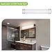 48 inch Vanity Light, Upgrated Dimmable Bathroom Lighting Fixtures with Brush Nickel Finished, 35W (250 watt Equivalent) Integrated LED Wall Mount Lights, ETL Listed