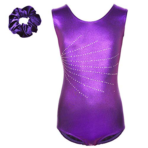 image for Tigerhu Leotards for Girls Gymnastics Athletic Sparkly Dancewear Activ