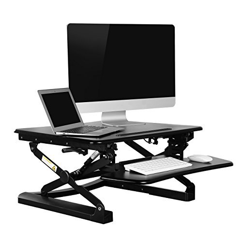 Buy FlexiSpot Height Adjustable Computer Monitor Stand, White (M1W) at