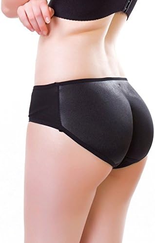 Women Butt Lifter Padded Panty Enhancing Body Shaper breathable Sexy Seamless Butt Hip Enhancer Hip Shapewear (XXXL, Black)