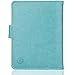 GDTK Leather Passport Holder Cover Case RFID Blocking Travel Wallet (Sky Blue)