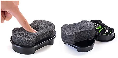 Tanstyle Portable Shoes Brush Shoes Care Double Sided Leather Shoes Wax