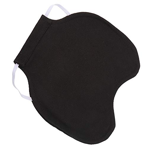 Aigid Hühnersattel Henne Schürze, Pet Feather Protection Fixer Rückenflügel Protector Henne Hühnersattel Schürze Doppeljacke(Schwarz) – Bild 4