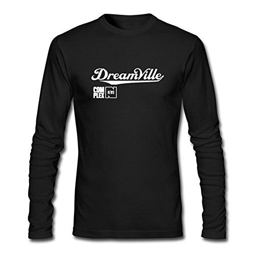 Rosar Mens Dreamville Records Long Sleeve 100 Cotton T Shirt
