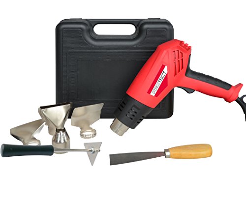 Protect 1500w 9-piece heat gun kit in carry case