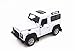 Welly Land Rover Defender 1/24 Scale Diecast Model Car White