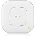 Zyxel True WiFi 6 AX1800 Wireless Gigabit Enterprise Access Point | Wall & Ceiling Optmized Antenna | Cloud, App, Direct or Controller Management | POE+ | 1 Year Nebula Pro | WAX510D