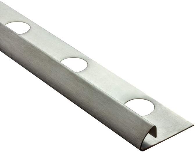 Viertelkreis Inneneck Vollmaterial Edelstahl V2A 11mm Gebürstet, 5