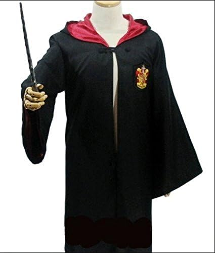 Qoollar Cosplay Harry Potter Magic Robe Cloak Costume Medium Size Child