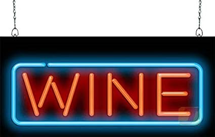Amazon Com Jantec Sign Group Wine Neon Sign Kitchen Dining