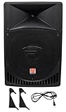 Rockville RPG15 15" Professional Powered Active 1,000 Watt 2-Way DJ PA Speaker