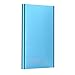 Muxika Ultrathin 12000mAh Portable USB External Battery Charger Power Bank (Blue)