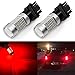 ENDPAGE Extremely Bright 3157 3156 3057 3056 3457 LED Bulbs 54-SMD LED Chipsets with Projector for Brake Tail Lights, Turn Signal Lights, Brilliant Red (Pack of 2)