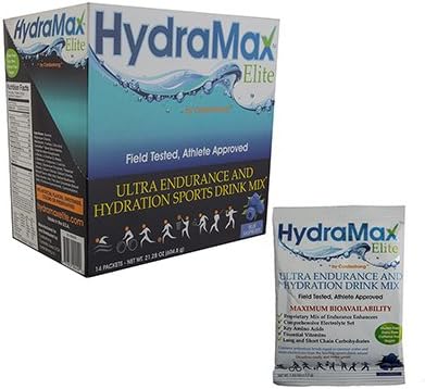 FOOD CARDIOSTRONG DRINK MIX HYDROMAX ELITE ULTRA BLUE RASPBERRY BXof14