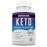 Best Keto Pills - Advance Weight Loss Formula with BHB - Energy Booster and Fat Burner Supplement - 60 Capsules