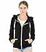 EASYHON Womens Soft Zip Up Fleece Hoodie Sweater Jacket