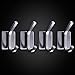 Taozun Coat Robe Hook Self Adhesive Towel Hooks Bathroom SUS304 Stainless Steel Brushed 4 Pack