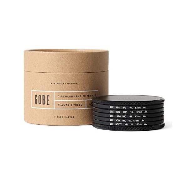 Gobe - Objektivfiltersatz 67mm ND2, ND4, ND8, ND64, ND1000 (2Peak)