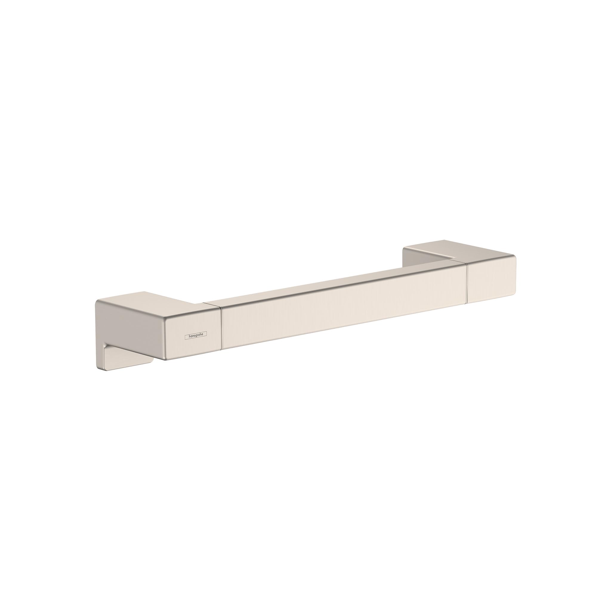 Hansgrohe AddStoris Modern Towel Bar, 12" in Brushed Nickel, 41744820