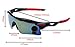 Eyewear Sunglasses UV Protection Riding Glasses Eye Gear Protecor for Cycling Bicycle Bike Outdoor Sports #04 Black frame+transparent lens