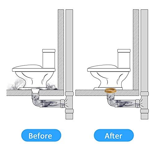 Toilet Wax Ring Kit with Flexible Flange and Bolts for Toilet Bowl Gas, Odor and Watertight
