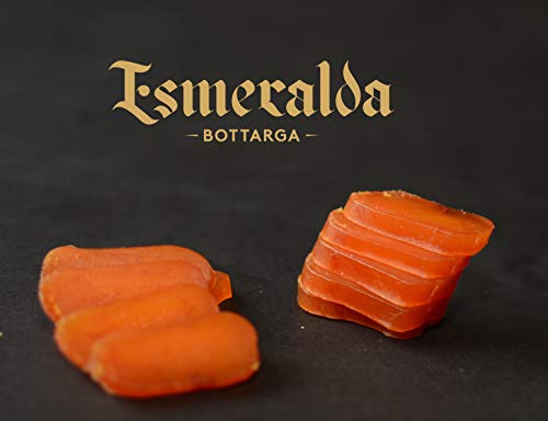 Bottarga Esmeralda - Caviar Of The Mediterranean - (Dried Mullet Roe) 3.19 ~ 4.2 oz Wild Caught from the Mediterranean Sea