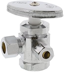 AquaPlumb C3742 Not Applicable 3-Way Stop 1/2FPTx3/8X1/4 CRD