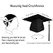 Unisex Adult Matte Graduation Cap Graduation Hat with Tassel Adjustable for High School and College (Black 1)