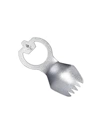 Kizer titanio Spork con abridor de botellas ultral