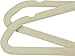 Utopia Home Velvet Baby Hangers (Pack of 25) - Small Clothes Hanger - Non Slip - Space Saver (Ivory Color)