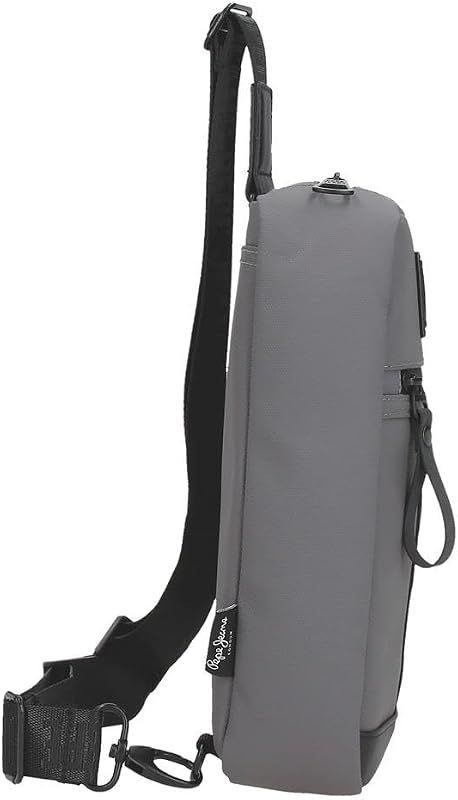 Hoxton Umhängetasche Grau 14 x 25 x 6 cm Polyester und PU by Joumma Bags, grau, Talla única, Gürteltasche