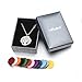 Long Way Aromatherapy Essential Oil Diffuser Necklace with 317L Stainless Steel Pendant Jewelry Gift Set
