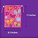 Whimsical Pink Butterfly Drawstring Bags Kids Birthday Party Supplies Favor Bags 10 Pack