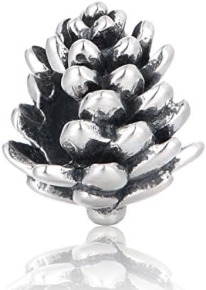 Sterling Silver Charms - Globalwin Jewelry Bead Charm Fit for Pandora Bracelets - Gifts for Women Girls