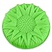 Allforhome 9 inches Round Sunflower Silicone Birthday Cake Baking Pans Handmade Bread Loaf Pizza Toast Tray Silicone Cake Baking Molds Cake DIY Moulds Molds Non-stick Silicone Bakeware
