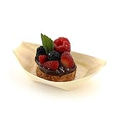 CiboWares Wooden Serving Boat, 3.5