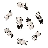 Fonder Mols 8pcs Ceramic Baby Panda Chopstick Rest Spoon Fork Knife Holder