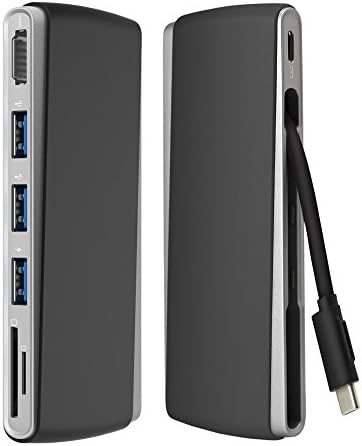 USB C adapter Maxace 5 port PD charging for Macbooks