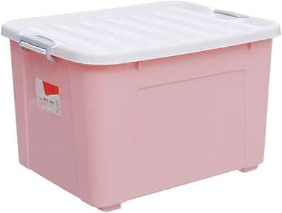 YX YangXu Caja de Almacenamiento, plástico 75L Alta Sellado Ropa Caja