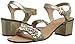 Dune London Women's Mahala Dress Sandal, Gold, 8 M US