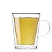Teabox Lunar Glass Teacup | Dishwasher Safe | Doublewalled Borosilicate Glass Insulated Tea Cup | 10 fl oz