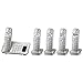 Panasonic Link2Cell Bluetooth Cordless DECT 6.0 Expandable Phone System with Answering Machine and Enhanced Noise Reduction - 5 Handsets - KX-TGE475S (Silver)