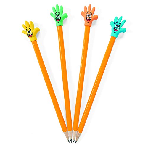 Fun Express Rubber High Five Eraser Toppers (2 dz) - //coolthings.us