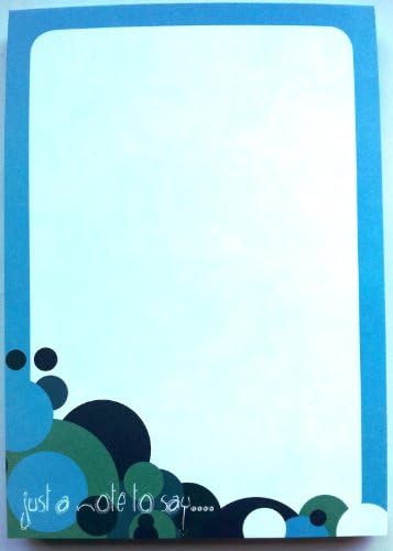 A5 Quality Notepads - Spots Design - 100 Sheets Per Pad - Size 210mm x 148mm